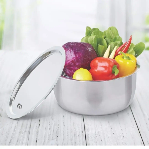 MILTON Milton Pro Cook Triply Stainless Steel Induction Tope with Lid 26 Cm - Base Variant