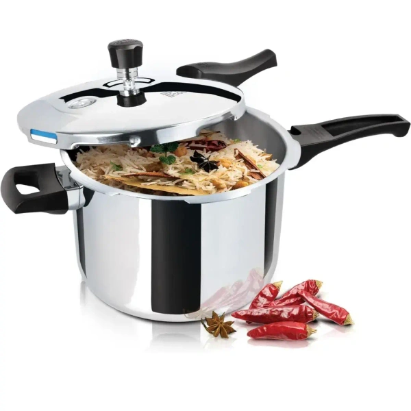 MILTON Milton Pro Cook Triply Stainless Steel Pressure Cooker Outer Lid  5 Ltr - Base Variant