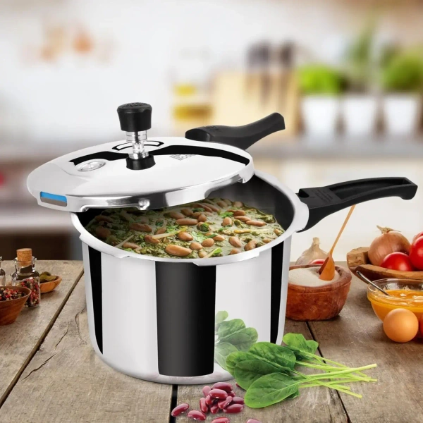 MILTON Milton Pro Cook Triply Stainless Steel Pressure Cooker Outer Lid  3 Ltr - Base Variant