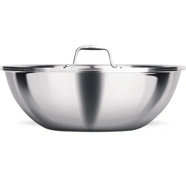 MILTON Pro cook Triply Stainless Steel Tasla with S S Lid 26 Cm - Base Variant