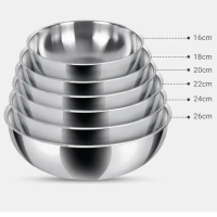 MILTON Milton Procook Triply Stainless Steel Tasla Without Lid  Set of 6 - Base Variant