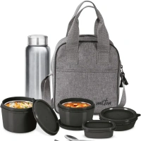 MILTON Milton Savor Lunch Tiffin (3 Microwave Safe Inner Steel Containers - Base Variant