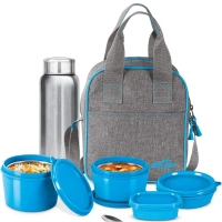 MILTON Milton Savor Lunch Tiffin (3 Microwave Safe Inner Steel Containers - Base Variant