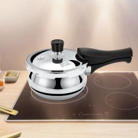 MILTON Milton Triply Handi Stainless Steel Cooker With Glass Lid - Base Variant