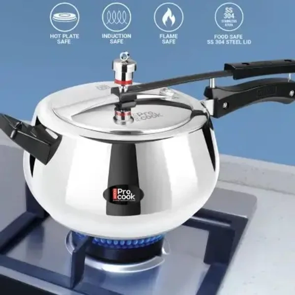 MILTON Milton Triply Stainless Steel Inner Lid Pressure Cooker - Base Variant