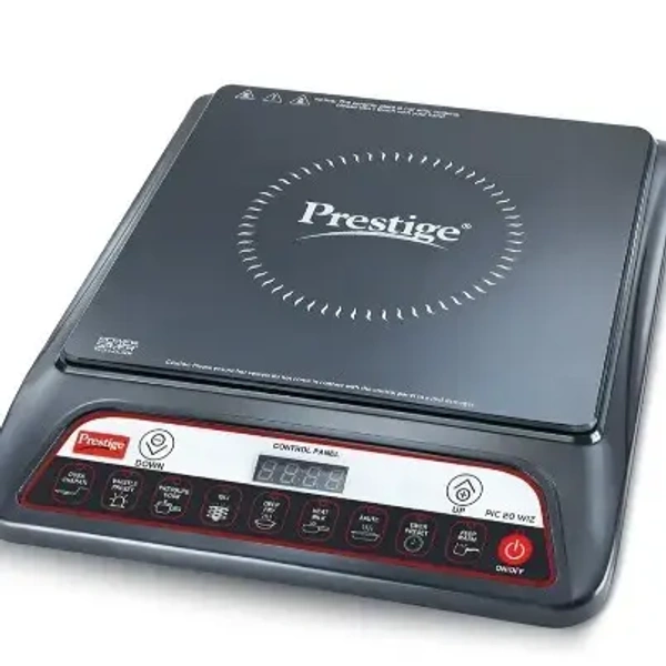 PRESTIGE Prestige PIC 20 WIZ 1600W Induction Cooktop(Black, Automatic Whistle Counter, - Base Variant