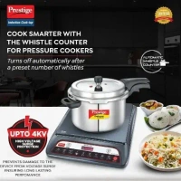 PRESTIGE Prestige PIC 20 WIZ 1600W Induction Cooktop(Black, Automatic Whistle Counter, - Base Variant