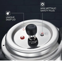 PRESTIGE Prestige Svachh Deluxe Alpha 3.0 STAINLESS STEEL Pressure Cooker - Base Variant