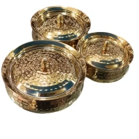 PVD Coating 3 Pcs Handi Set With Lid - Base Variant