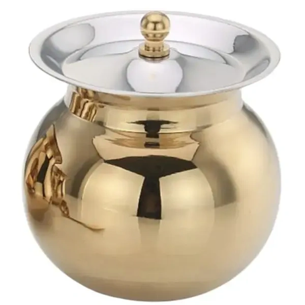Rose Gold Ghee Pot With Spoon - Base Variant
