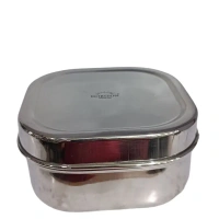 Square Dabba Stainless Steel - Base Variant