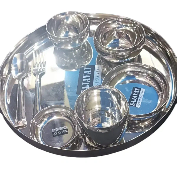 SAJAWAT Stainless Steel 54 Pcs Dinner Set - Base Variant