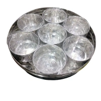 Stainless Steel C-Through Masala Box Size 9 - Base Variant