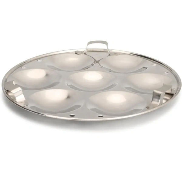 Stainless Steel Multi Kadhai With 5 Plates - Base Variant