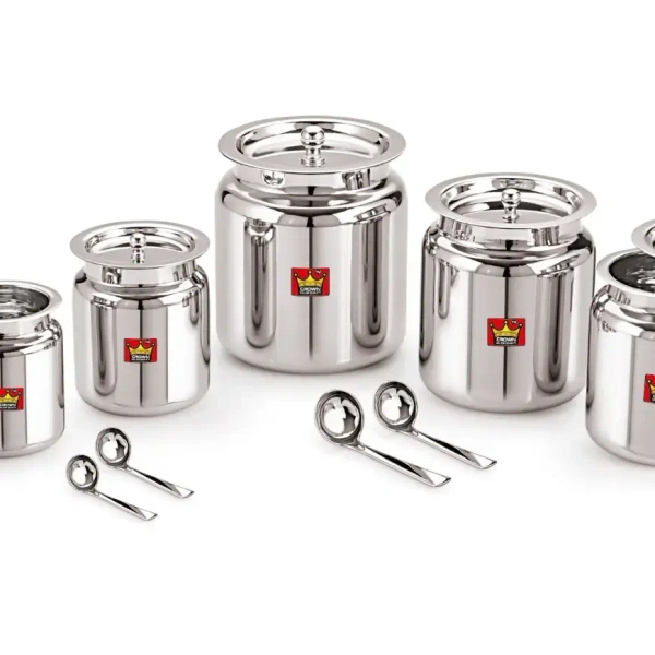 FAWN Stainless Steel Oil Pot With Spoon 450 Ml - Base Variant