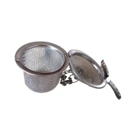 Stainless steel Small Net Mesh Easy Loose Leaves Green Tea Filter Pot Stainer - Base Variant