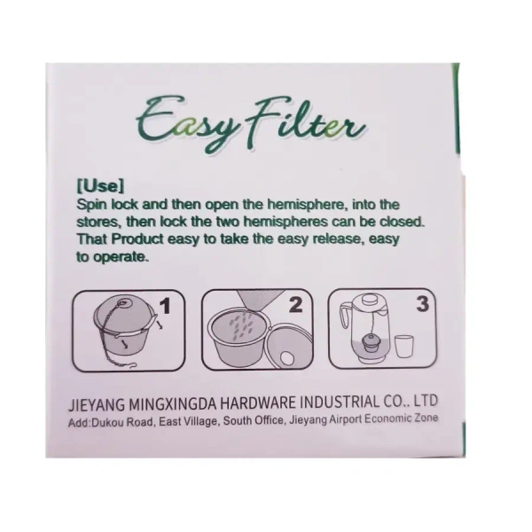 Stainless steel Small Net Mesh Easy Loose Leaves Green Tea Filter Pot Stainer - Base Variant