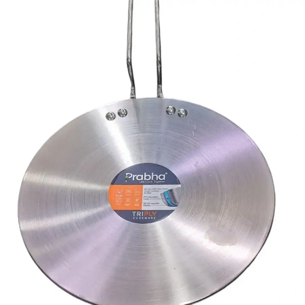 Stainless Steel Tri Ply Roti Tawa - Base Variant