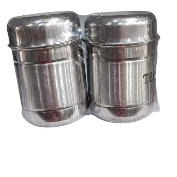 Tea - Sugar Stainless Steel Container Set - Base Variant
