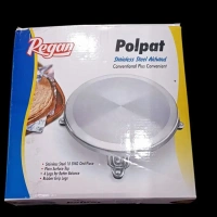 Trhan Stainless Steel Akhand Polpat With Belan - Base Variant