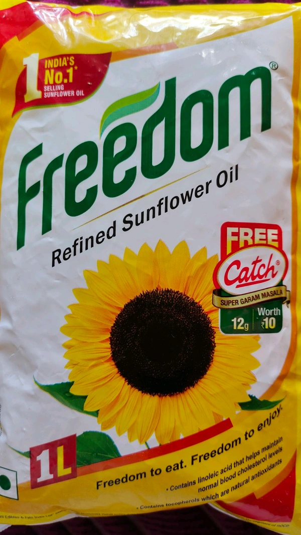 Freedom Refined Sunflower Oil 1Litre - Green