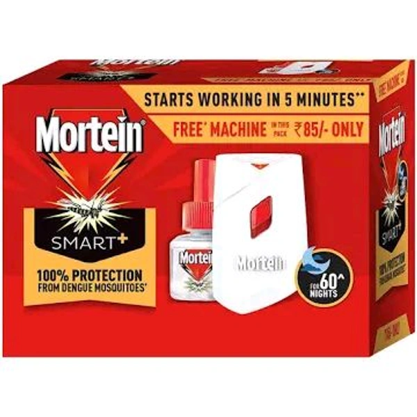 Mortein SmartPlus Mosquito Killer Machine + Refill - Combo Pack (45ml)