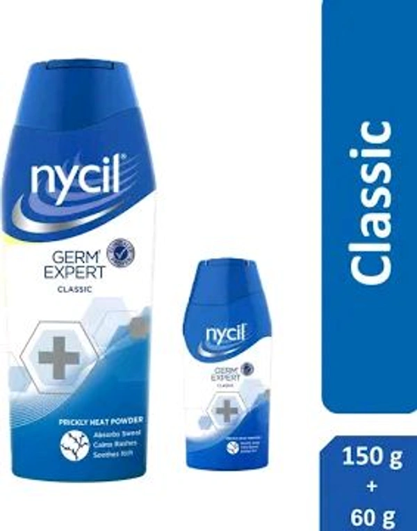 Nycil Germ Expert Prickly Heat Powder Classic Get Classic 150g