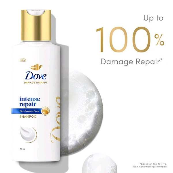 Dove
Intense Repair Shampoo For Dry & Damaged Hair
(180)Ml
