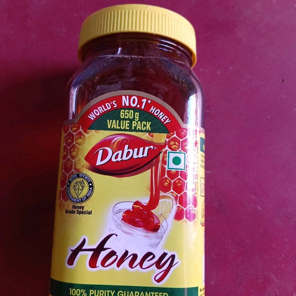 Dabur Honey is marketed as a 100% pure and unadulterated honey. 650ml