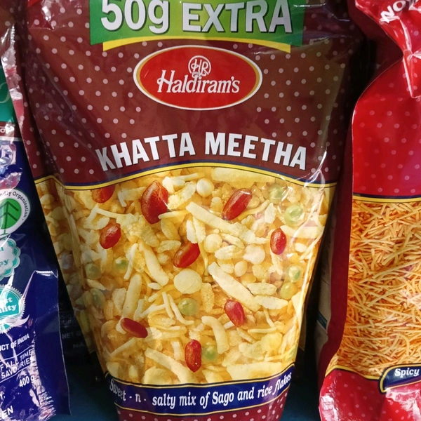 Haldiram's Nagpur Khata Mitha Bhujia, 350g+50g Extra