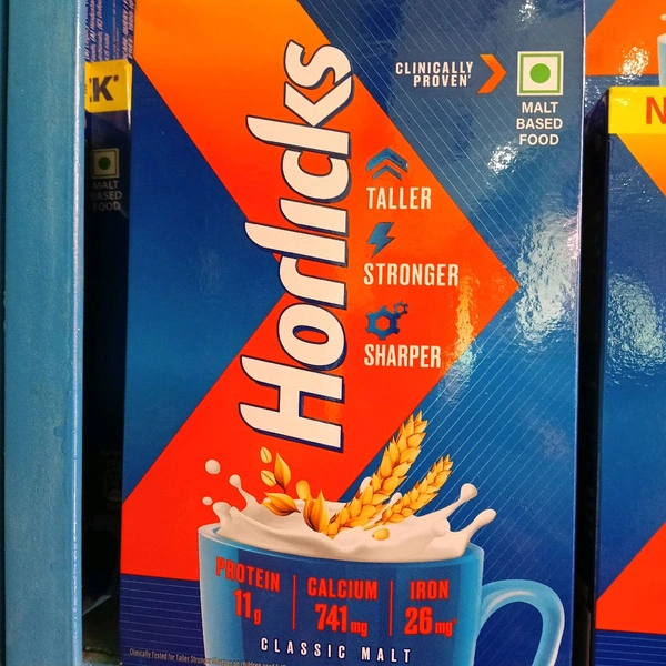 pack of Horlicks Classic Malt nutrition drink.1kg