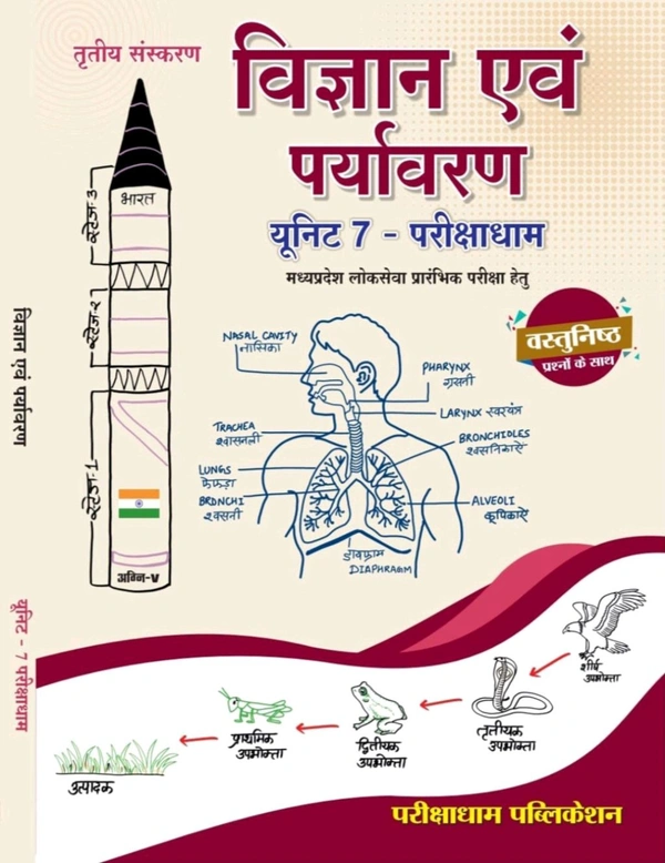 3rd Edition 2024 syllabus, Parikshadham Unit-7 , Vighyan evam Paryavaran (Science and Technology/ Environment) Mppsc Prilims Unit-7, Book in hindi for mppsc prelims Exams & Others All MP Exams