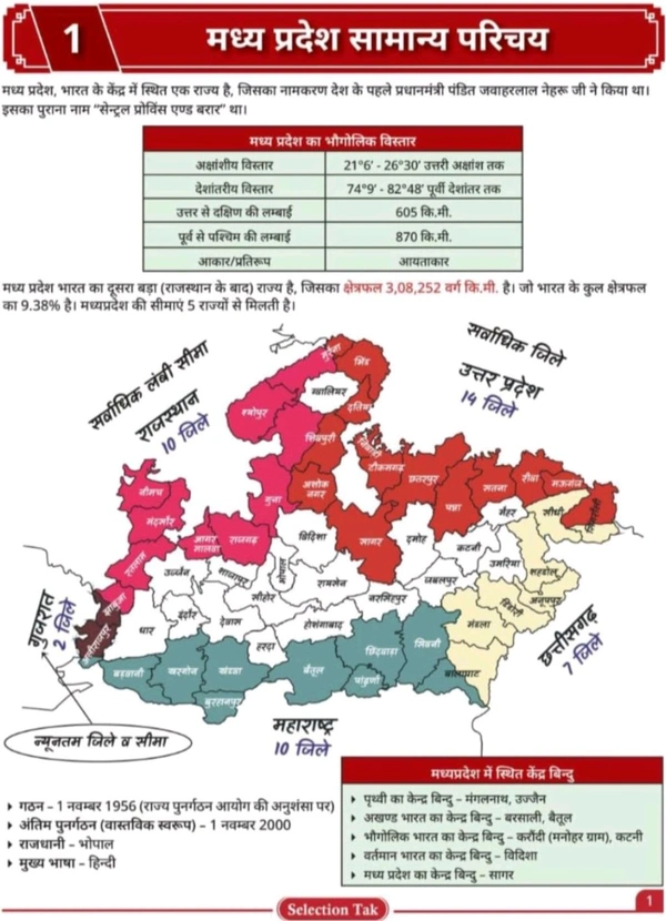 SELECTION TAK D K Gautam
Selection Tak Madhya Pradesh Samanya Adhyan , MP GS 2025 , Madhya Pradesh Samanya Gyan MP GK 2025 Book in hindi for All Mppsc and All MPEB Exams 2025 - 26
Hindi Edition | 2025th Edition - 17 March 2025