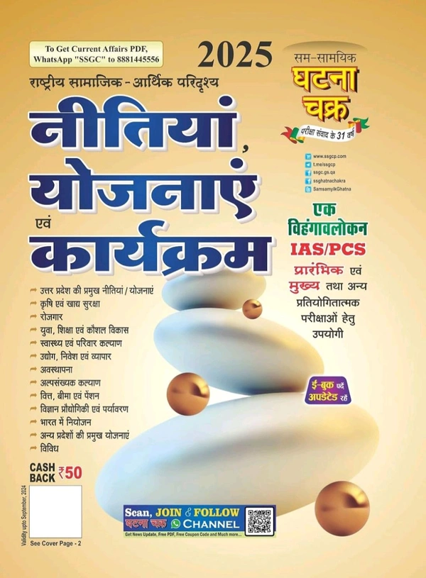 GHATNA CHAKRA Neetiyan, Yojanaye evam Karyakram 2025