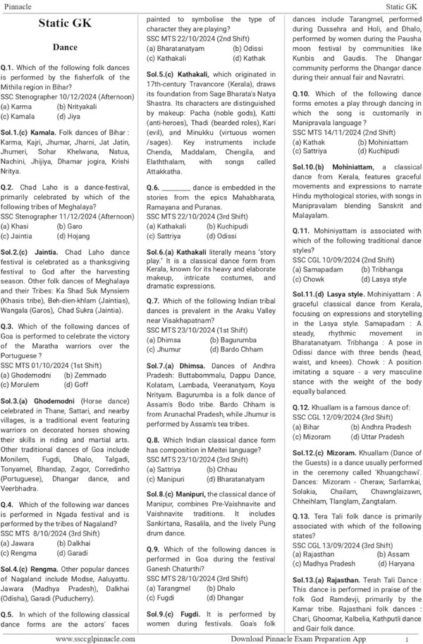 Pinnacle Publications
SSC General Studies 6500+ TCS MCQ chapter wise with detailed explanation | 7th edition | SSC | CGL Tier - I | CGL Tier - II | CHSL | MTS | CPO | STENO | Selection post | Delhi Police | GD | SSC JE | Other Govt. exam | english medium