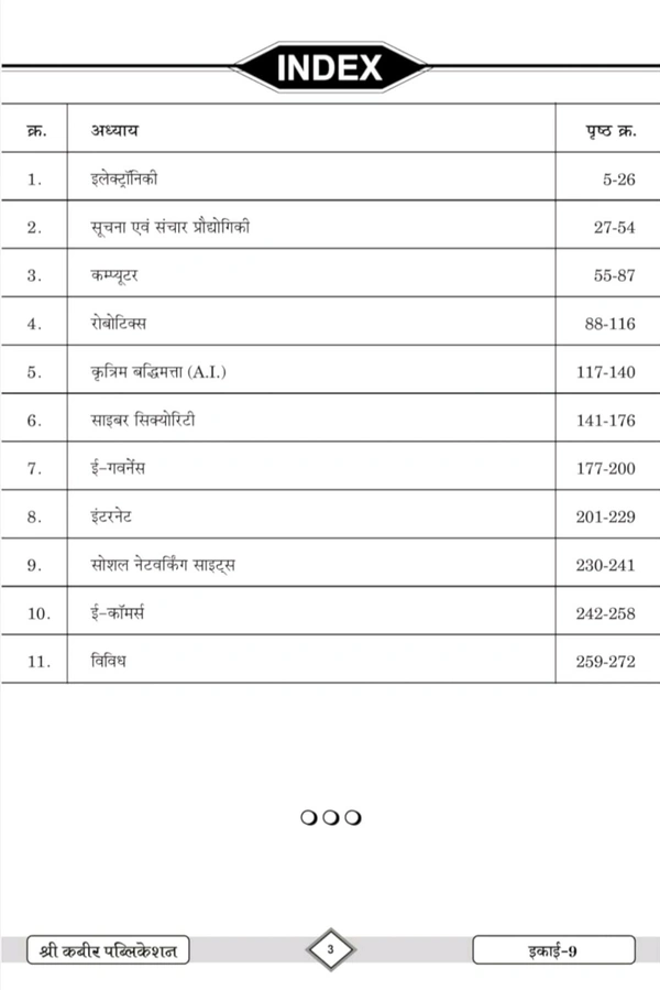 SHREE KABIR PUBLICATION Sanjay Dangi 
Suchna evam sanchar Information & communication technology ITC Unit -9 Mppsc prelims 2025 objective book Sanjay Dangi; Babulal Dangi shree kabir Publication
Hindi Edition | second Edition - 1 January 2022