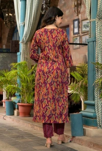 Shriya Women's Viscose Rayon Kurta Pant Dupatta Sets - M