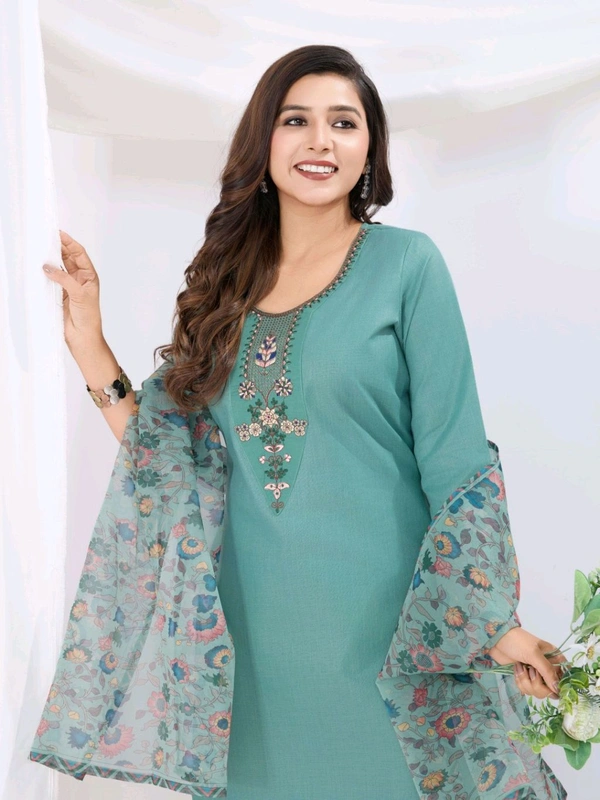 Shriya Fashion Women's Kurta Set - L, Teal
