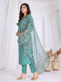 Shriya Fashion Women's Kurta Set - L, Teal