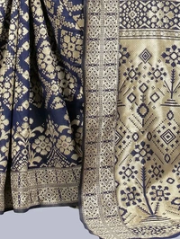 Banarasi Silk Saree With Blouse Piece  - Envy