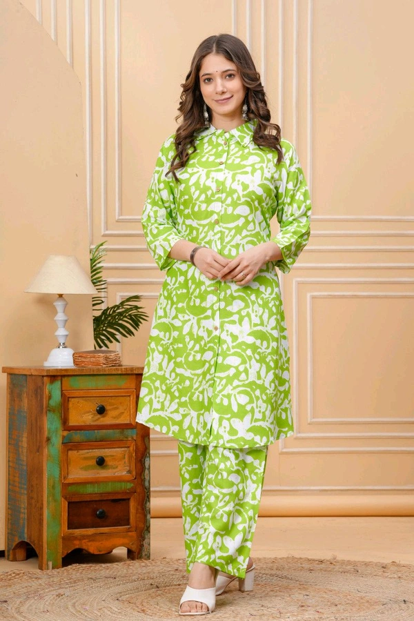 Devdham DEVDHAM 
Women Cotton Rayon Kurta Palazzo Set - XXL