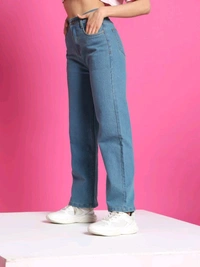 Denim Look DENIM LOOK Flared Women Blue Jeans - 32