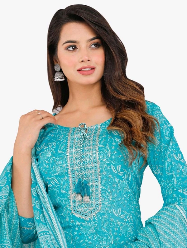  Highlight Fashion Export
Printed Kurta Pant Set With Dupatta  - 6XL