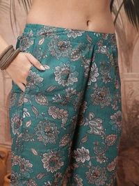 Sangria Floral Print 2-Piece Co-Ords - L