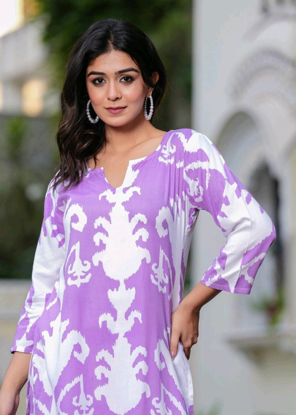 Shobhit shobhit Women Viscose Rayon Kurti Palazzo Set - XL