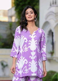 Shobhit shobhit Women Viscose Rayon Kurti Palazzo Set - XL