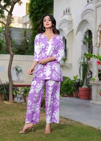 Shobhit shobhit Women Viscose Rayon Kurti Palazzo Set - XXL