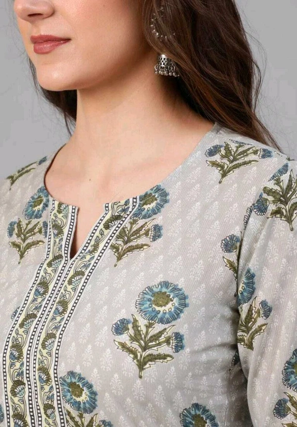 HOLY STAR WORLD Printed Kurta, Trouser/Pant & Dupatta Set - L