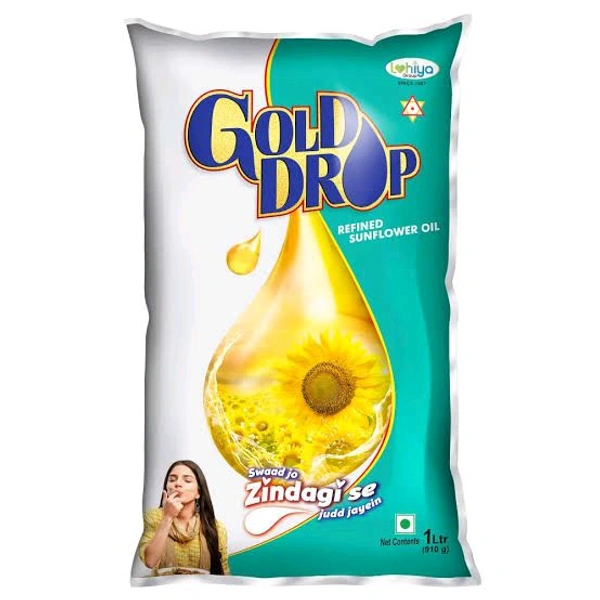 Gold Drop Sunflower Oil - 1Lr. Pack
