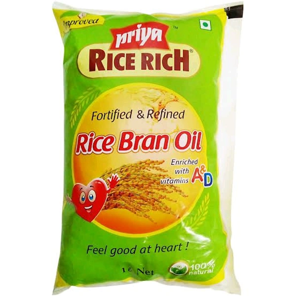 Priya Rice Brand Oil - 1Lr. Pack